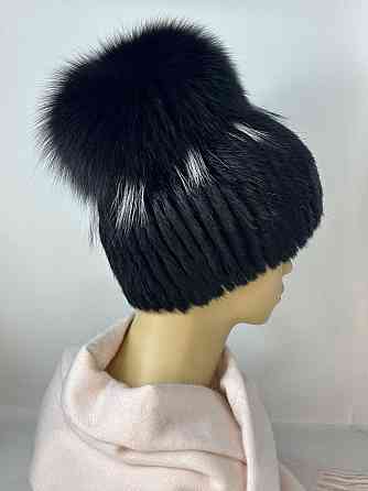 Шапка хутряна жіноча Анетта Чорний Харків