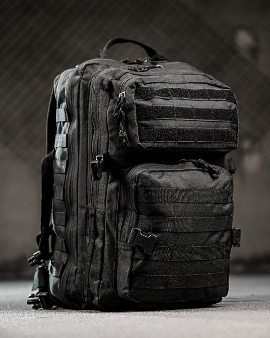 Тактичний рюкзак чорний ПП4721 Одеса - фото 2
