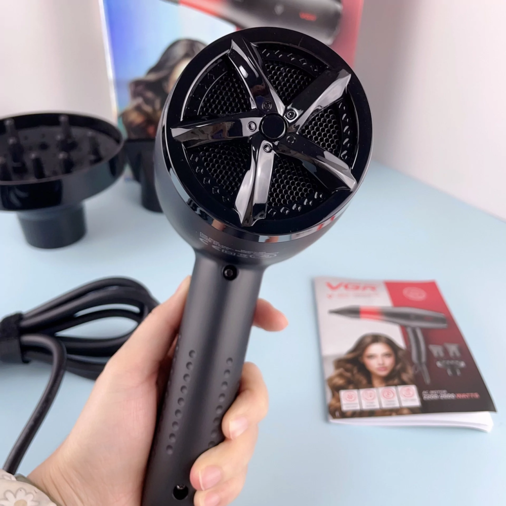 Фен для волос VGR V-462 Красный Киев - изображение 3