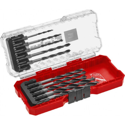 Набор сверл Einhell по дереву 10шт, 3-8мм, кейс (108733) Винница - изображение 1