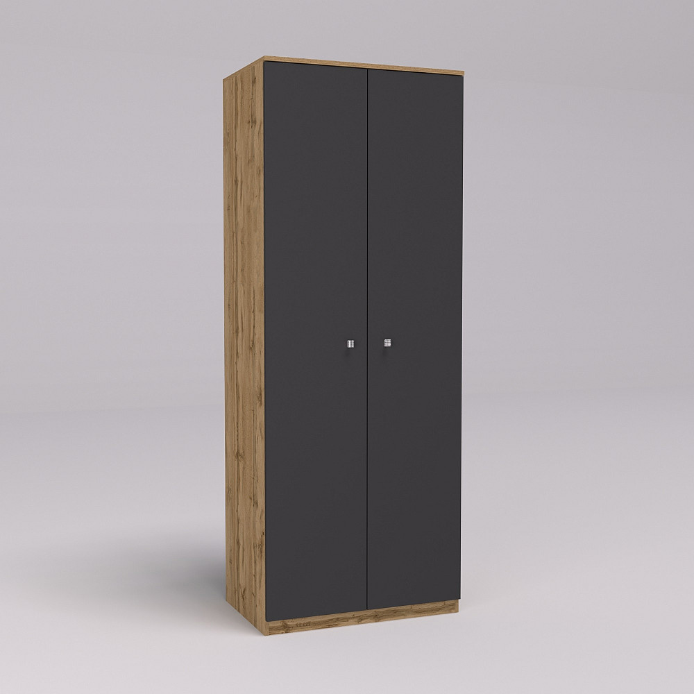 Шкаф Favorit F-13, Дуб Аппалачи/Антрацит, 800х530х2100 Львов - изображение 1