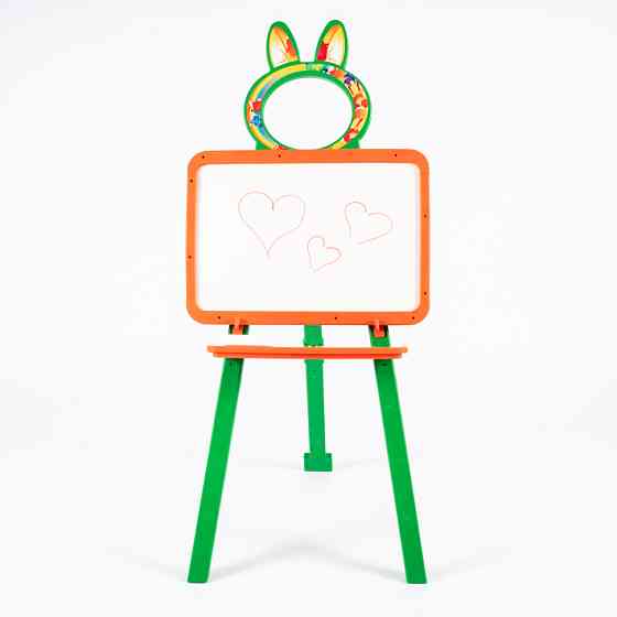 Розвиваюча дошка для малювання магнітна 013777/3 оранжево-зелена Вінниця