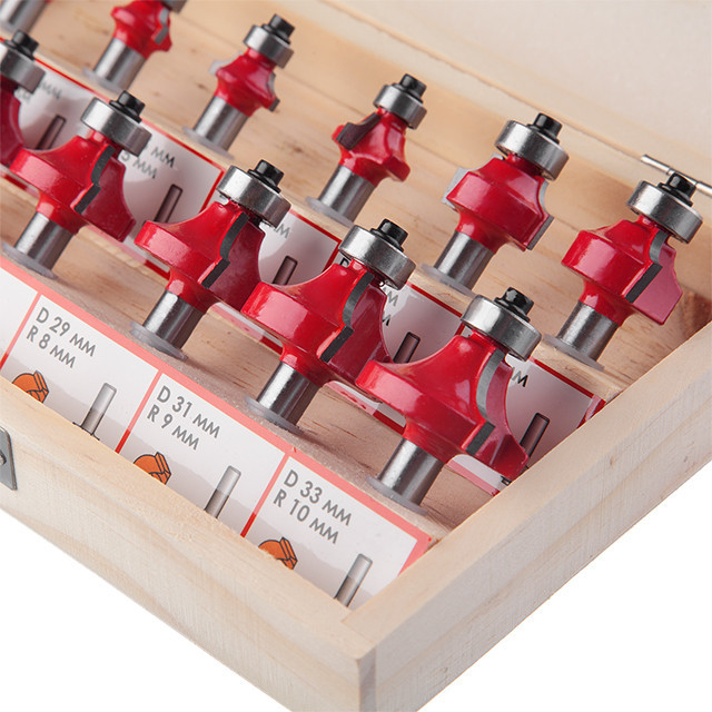 Набір фрез INTERTOOL HT-0077 кальовочних, 12 шт. - для тонкої роботи з деревом Львів - фото 6