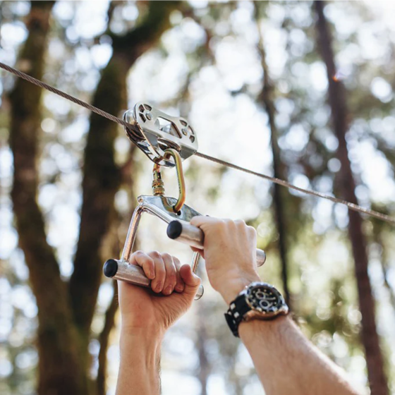 Ручка для тяги York Fitness подвійна (вузький паралельний хват), хром Киев