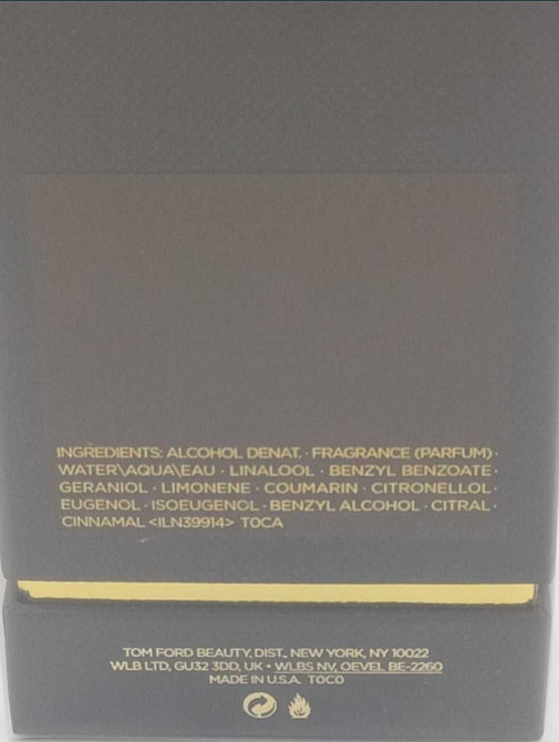 Парфумерія: Tom Ford Tobacco Vanille edp 100ml. Оригінал! Київ - фото 4