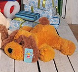 Плюшевая Собачка Алина Шарик 55 см Медово-коричневая Киев - изображение 1