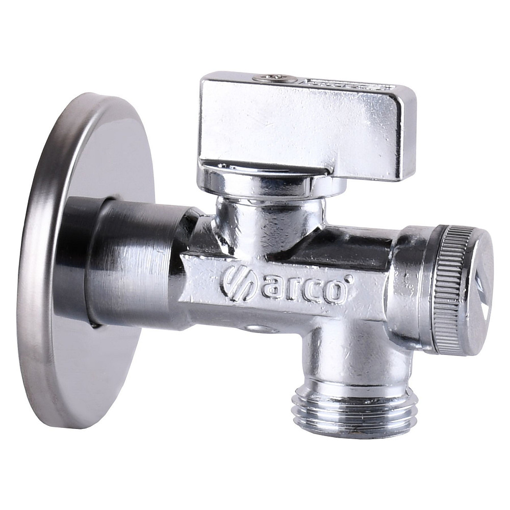 Кран кульовий кутовий з фільтром ARCO 1/2″x1/2″ 02400MAC Тернополь - изображение 1
