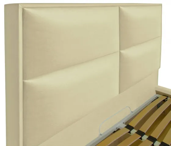 Ліжко Двоспальне Sheffield Standart 180 х 190 см Fly 2207 A1 Бежевий Київ