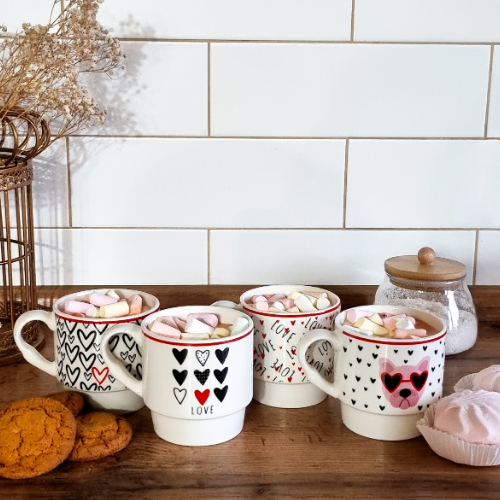 Набір чашок 4шт 320мл 021-04-21 S&T Житомир - изображение 3