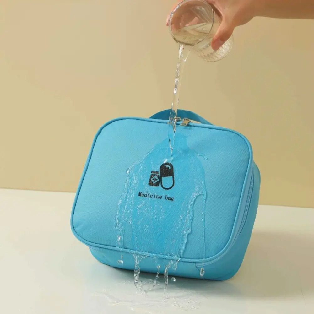 Комплект сумок для медикаментів дорожні органайзери для подорожей, аптечки для ліків, блакитна Кам'янець-Подільський - фото 6
