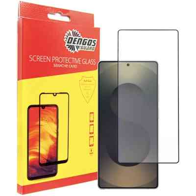 Стекло защитное Dengos Full Glue Samsung Galaxy S25 Ultra (black) (TGFG-391) Винница
