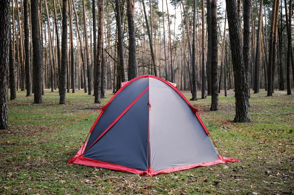 Палатка Tramp ROCK 3 (V2) серая Киев - изображение 7