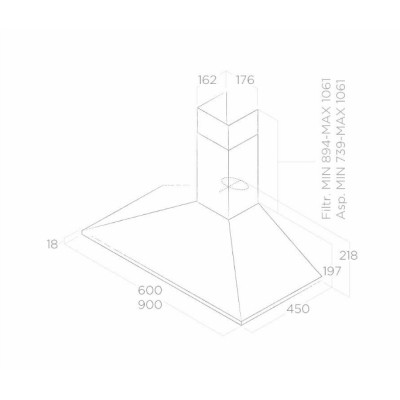 Витяжка кухонна Elica CHIMMY PB IX/A/60 Вінниця - фото 2