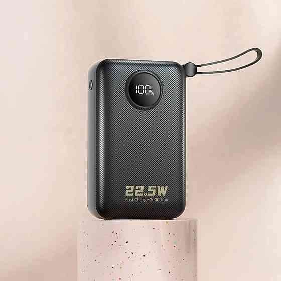 Універсальна мобільна батарея Dudao K14+ 20000 mAh 22.5W Black (6977196680016) ( 25455 ) Харків