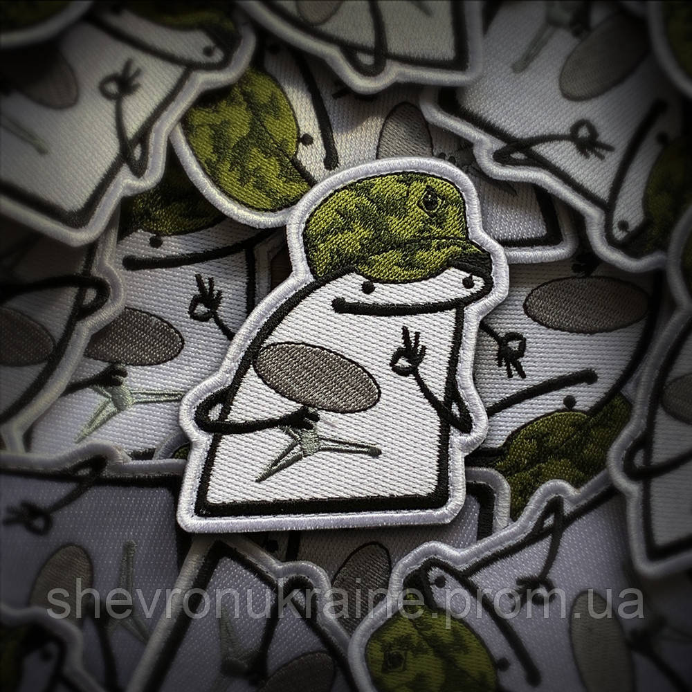 Шеврон флорк связист (Форма контурная. На липучке) Размер 9x7.7см Киев - изображение 1