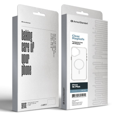 Чехол для мобильного телефона Armorstandart Clear Magsafe Apple iPhone 16 Plus Tansparent (ARM78562) Винница - изображение 2