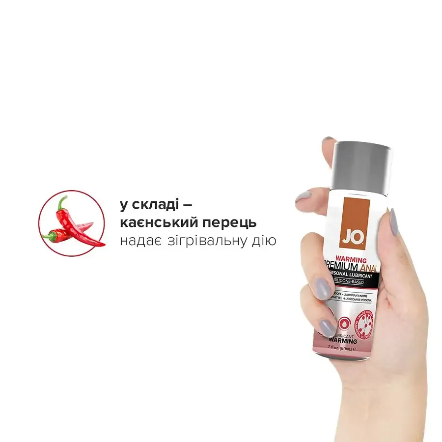 Лубрикант на силіконовій основі System JO ANAL PREMIUM — WARMING (60 мл) Львів - фото 4