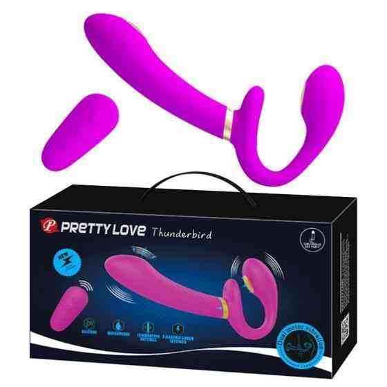 Страпон - Pretty Love Thunderbird Harnessfree Stimulator Purple Sex Aura Київ