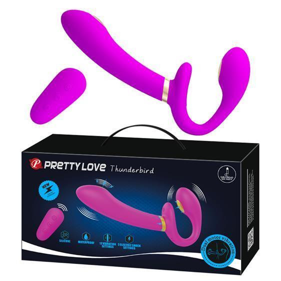 Страпон - Pretty Love Thunderbird Harnessfree Stimulator Purple Sex Aura Київ - фото 1