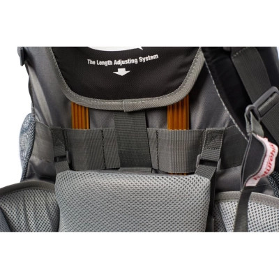 Рюкзак туристический Naturehike NH70B070-B 70+5 л Black/Grey (6927595709009) Винница - изображение 7