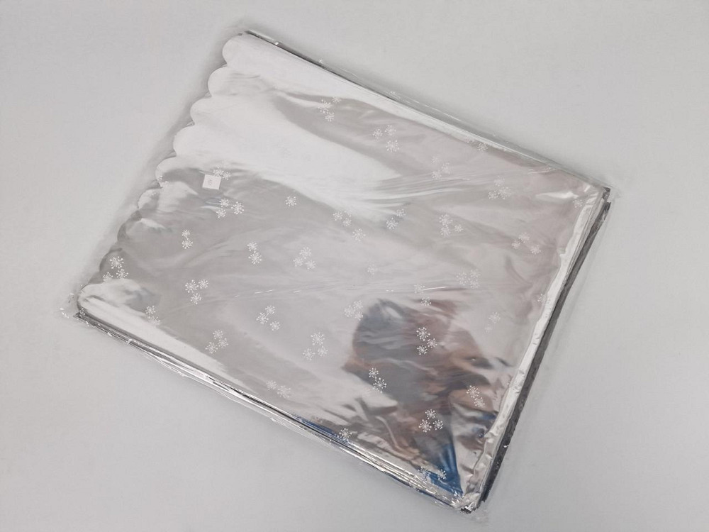 Пакет із малюнком для пакування подарунків (30*40) No97 фольгований "Сніжинка" (100 шт.) Харків - фото 1