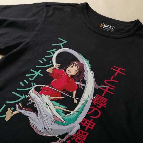 Футболка чоловіча з  принтом Унесенные призраками 4 Розмір 48 Anime0976 Дніпро