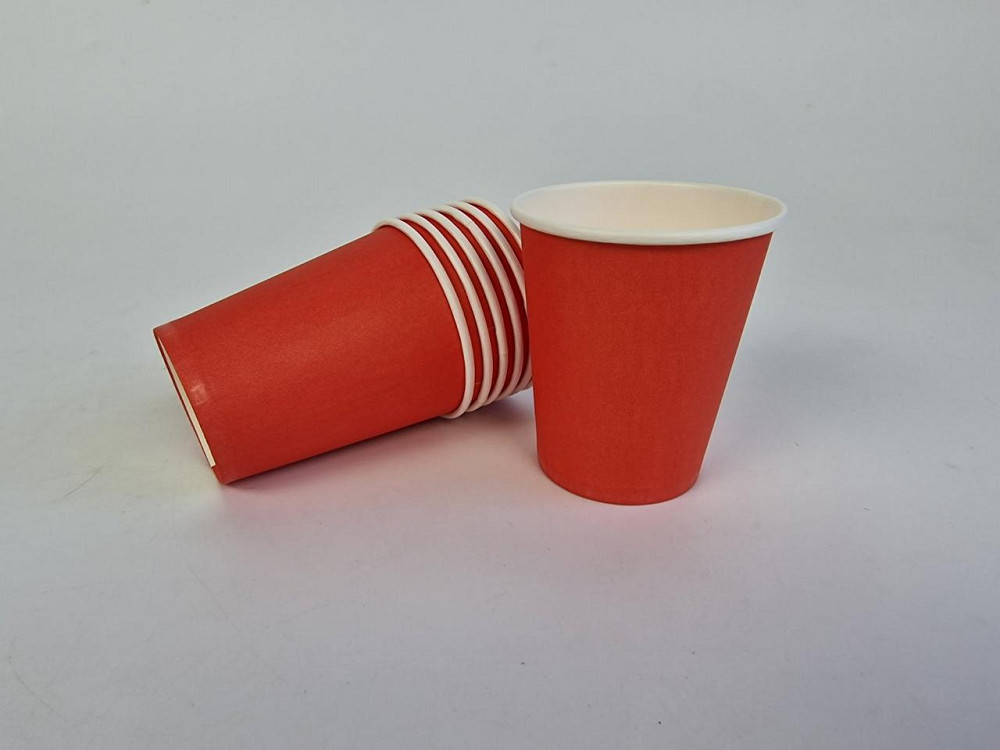 Паперові склянки кольорові 175 мл "КРАСНИЙ БІЛИЙ" Маестро (50 шт.) Харків - фото 1