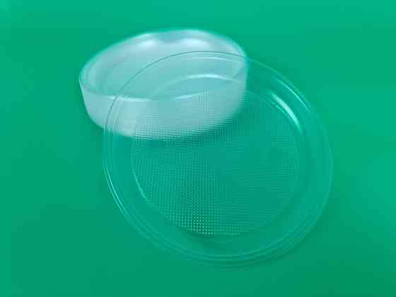 Тарілка одноразова діаметр 165 мм Суперпрозора (100 шт.) Харків