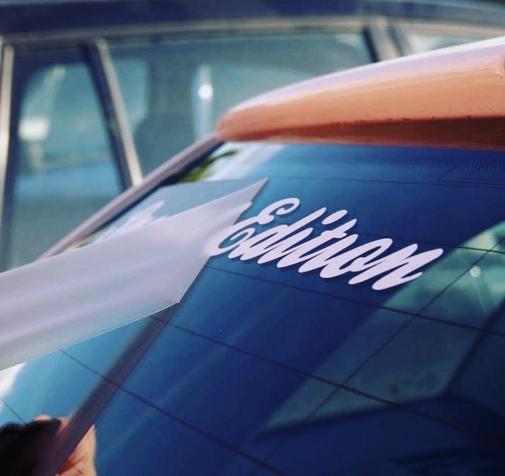 Вінілова наклейка на авто та будь яку поверхню в індивідуальних розмірах  — Edition Чернівці - фото 1