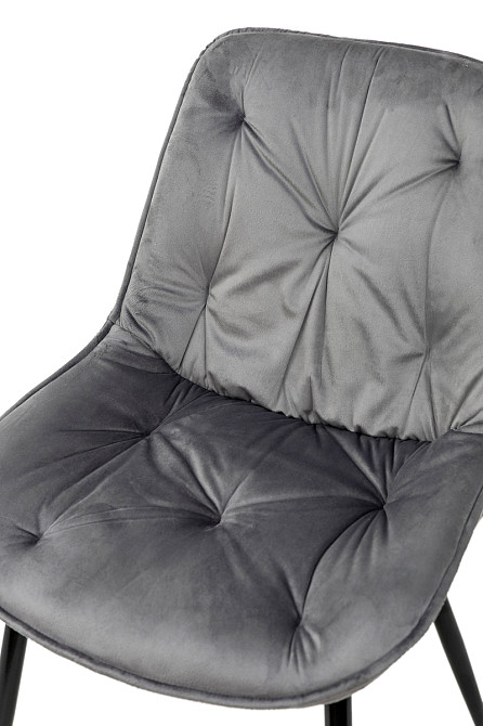 Стілець Прадо-R чорний/ велюр сірий Київ - фото 8