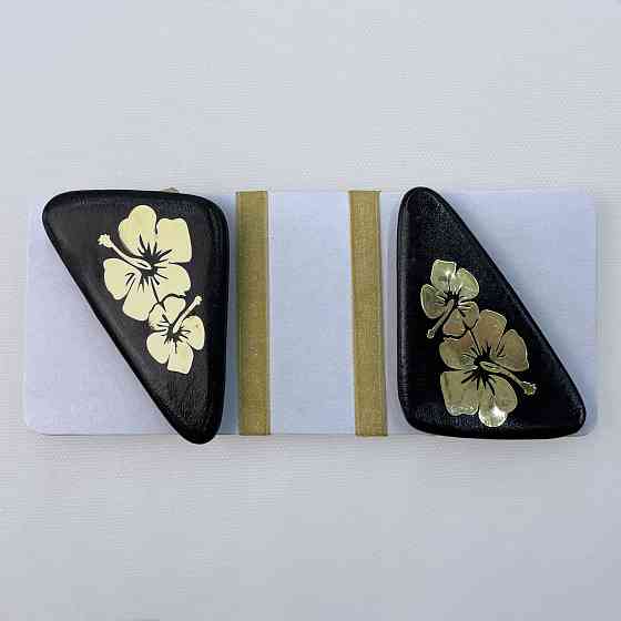 Магніти для штор і гардин Карпати набір 2 шт Чорний з золотистим (81-257) Київ