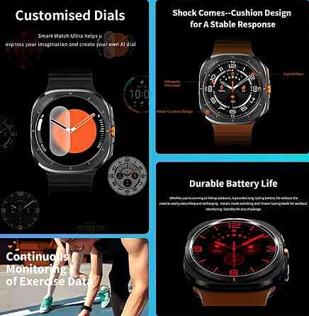 Смартгодинник: GALAXY WATCH Z7 ULTRA. Compass. Київ