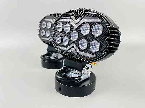 Фара LED кругла 15led chip 9-80V алюмінієвий корпус, кріплення, повітряний клапан Мукачево