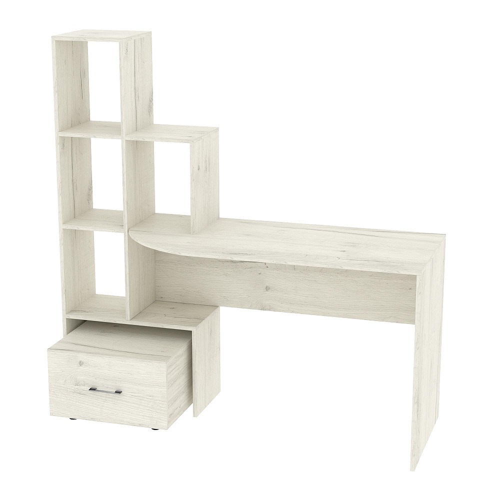 Стол письменный СП-1 №2, Дуб Крафт Білий, 1500/550/1500 Львов - изображение 1