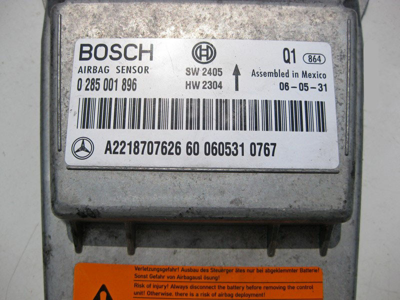 Mercedes-Benz  A2218707626 Блок управління подушок безпеки S-Class W221 CL C216 Одеса - фото 4