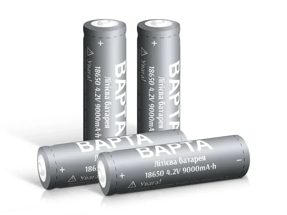 Аккумулятор 18650 BAPTA BP-0900 9000mAh 4.2V Li-Ion для фонарей, электроники и power bank Одесса - изображение 1