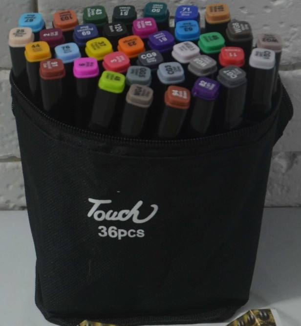24 - 262 шт Маркери набір Touch Фломастеры для скетчінгу тач малювання.  !! Харків - фото 3