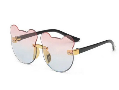 Окуляри сонцезахисні для дівчинки рожево-блакитні Ведмедики Київ - фото 1