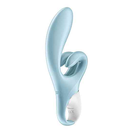 Вибратор-кролик Satisfyer Touch Me Blue, двойной отросток, 3 мощных мотора Sex Aura Киев