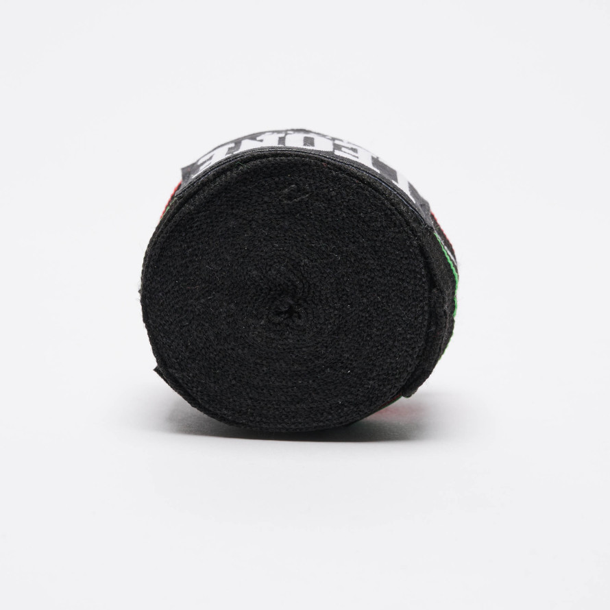 Боксерские бинты Leone Flag Black 3,5м профессиональные спортивные бинты для бокса, черные Киев - изображение 5