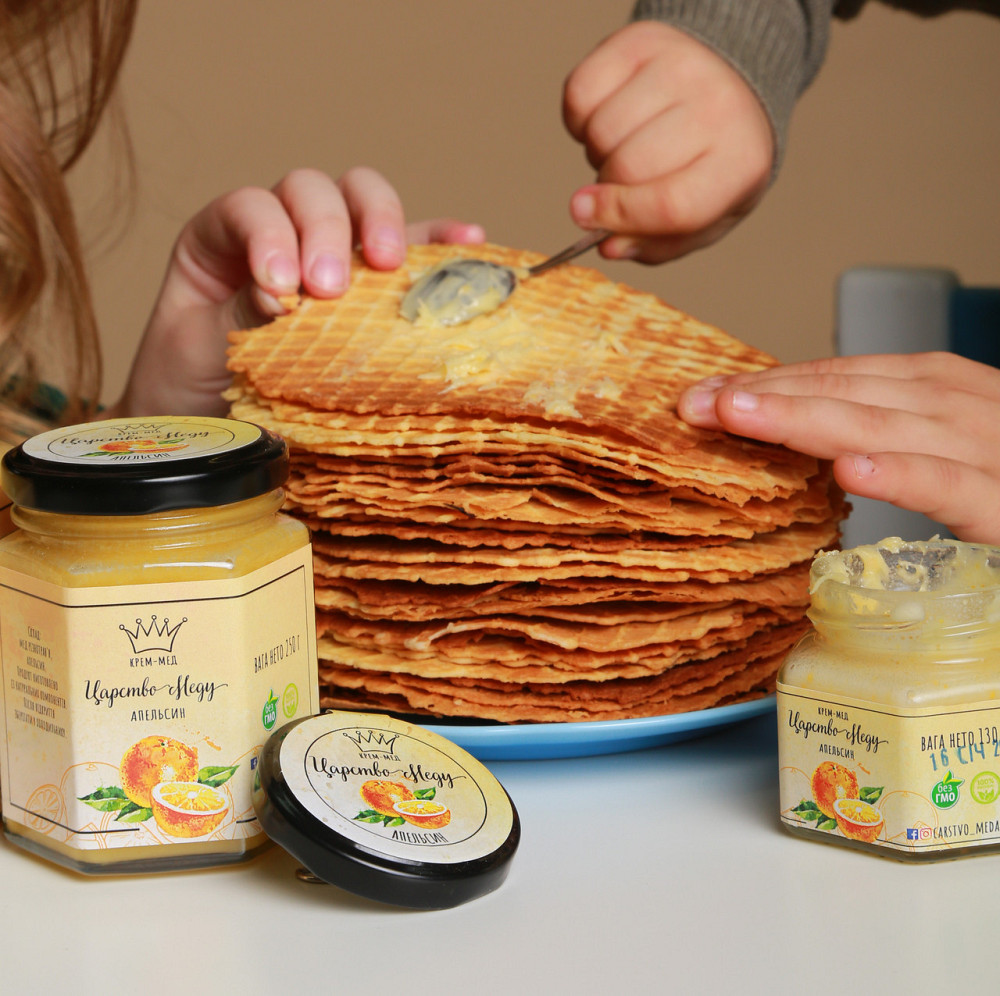 Апельсиновий крем мед 50 грамм Одеса - фото 9