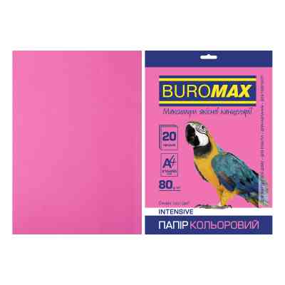 Папір Buromax А4, 80g, INTENSIVE crimson, 20sh (BM.2721320-29) Вінниця