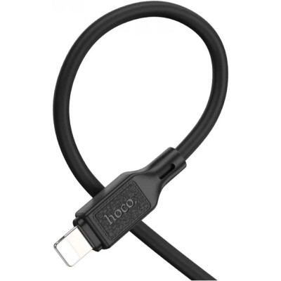 Дата кабель USB-C to Lightning 1.0m Cool silicone PD 20W X90 black HOCO (6931474788382) Винница - изображение 3