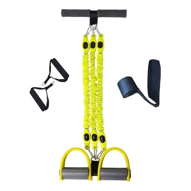 Тренажер эспандер многофункциональный для фитнеса,желтый Каменец-Подольский - изображение 1