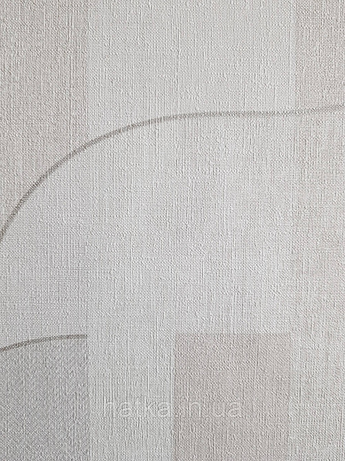 Шпалери метрові вінілові на флізелін Grandeco Feeling геометрія кола смуги фігури рожеві, білі, сірі Київ - фото 3