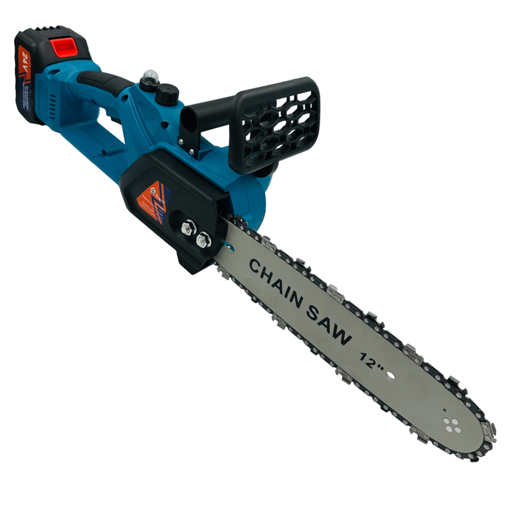 Аккумуляторная цепная пила Chain Saw 12'' DOMOTEC 8485 – надёжная и автономная, для сада и дачи Одесса - изображение 3