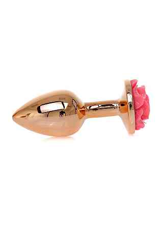 Анальна побка Plug-Jewellery Red Gold PLUG ROSE- Pink Sex Aura Київ