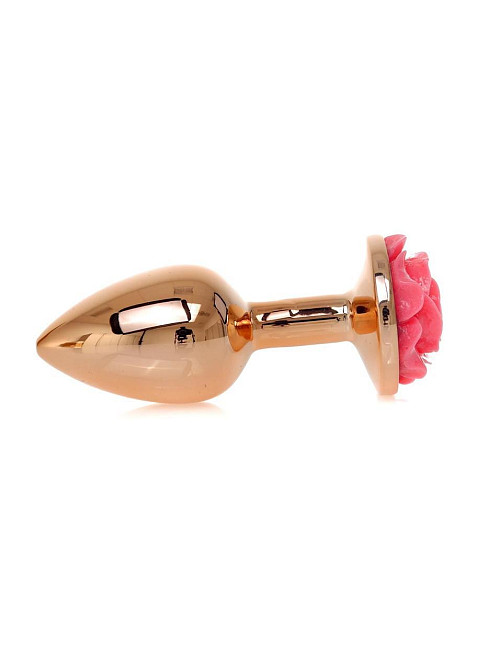 Анальная побка Plug-Jewellery Red Gold PLUG ROSE- Pink Sex Aura Киев - изображение 2