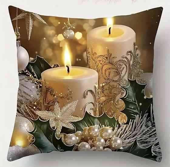 Наволочка на подушку новорічна Смела