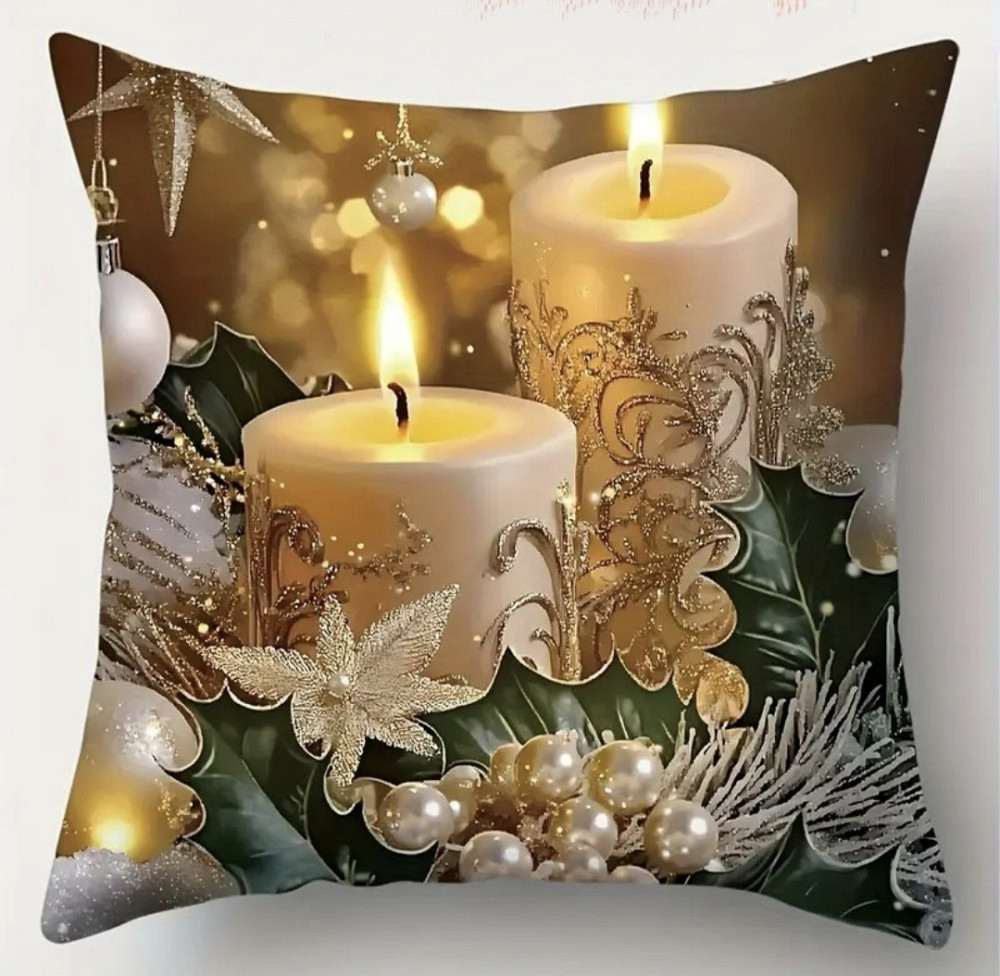 Наволочка на подушку новорічна Смела - изображение 1